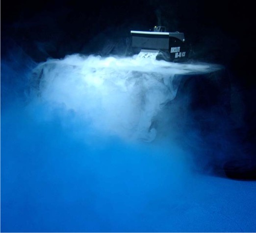 Fog machine (fogger) in action